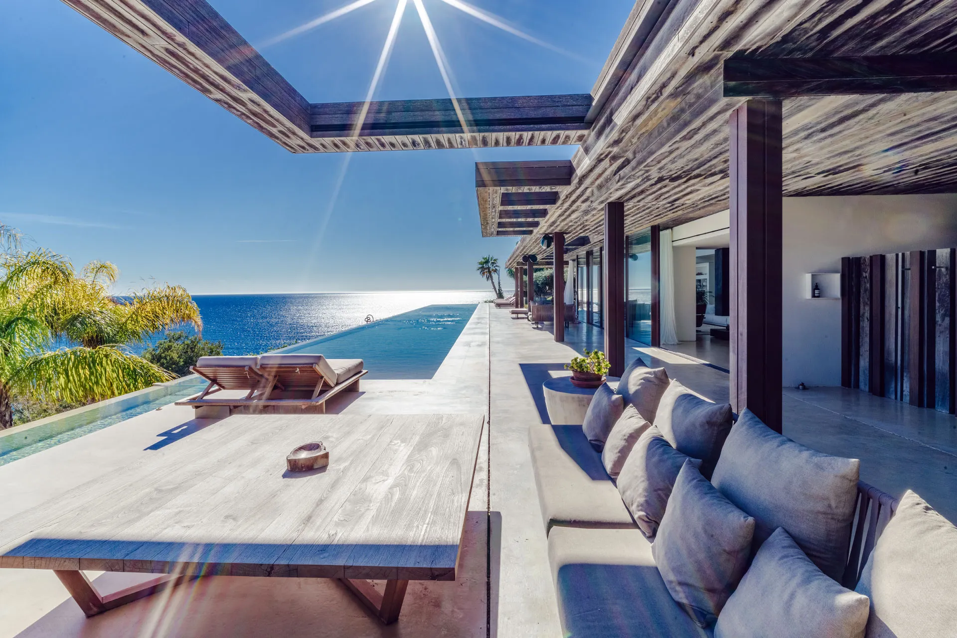 luxury villa rental ibiza family holiday sea views