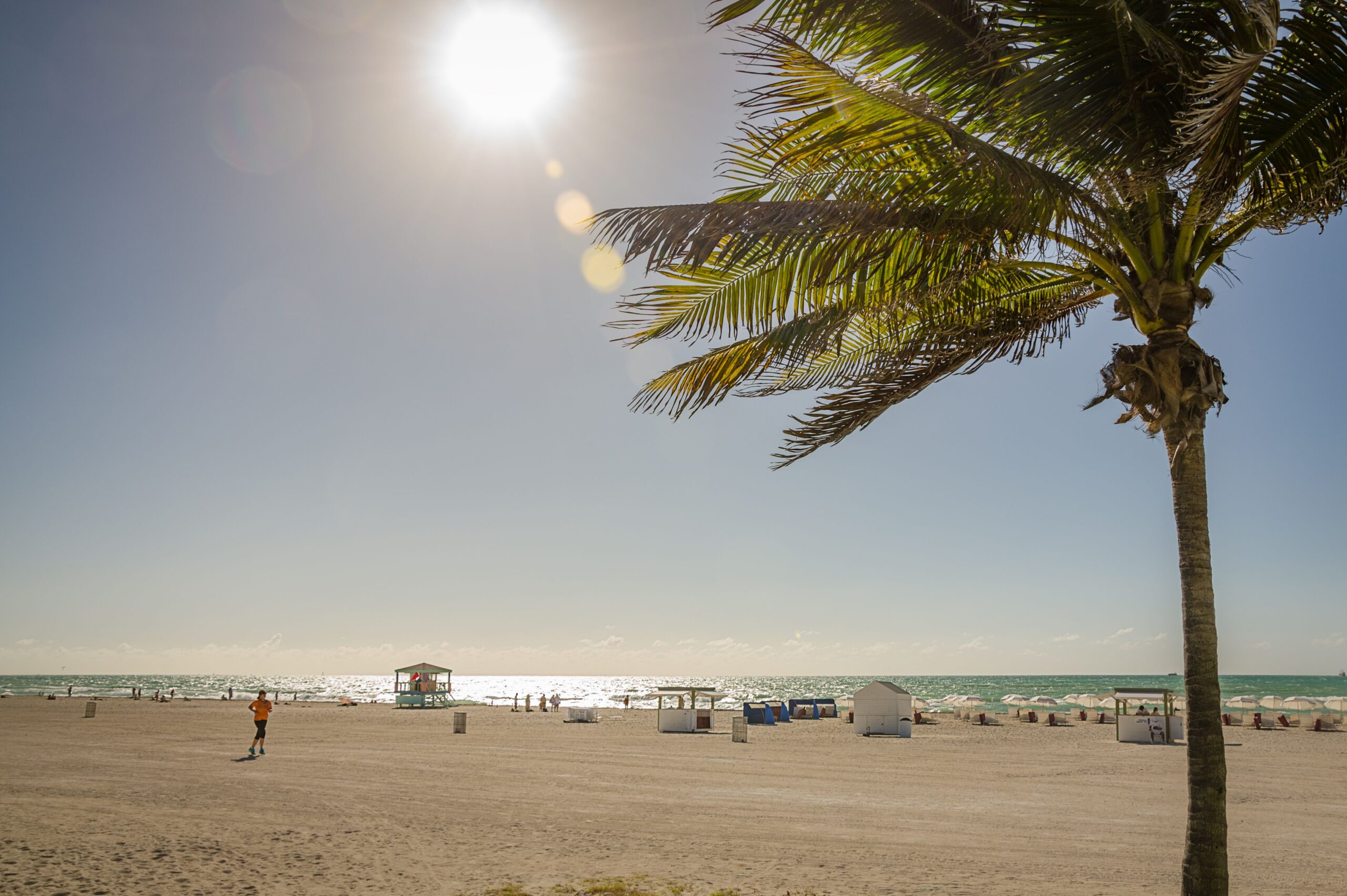 bright summer beach