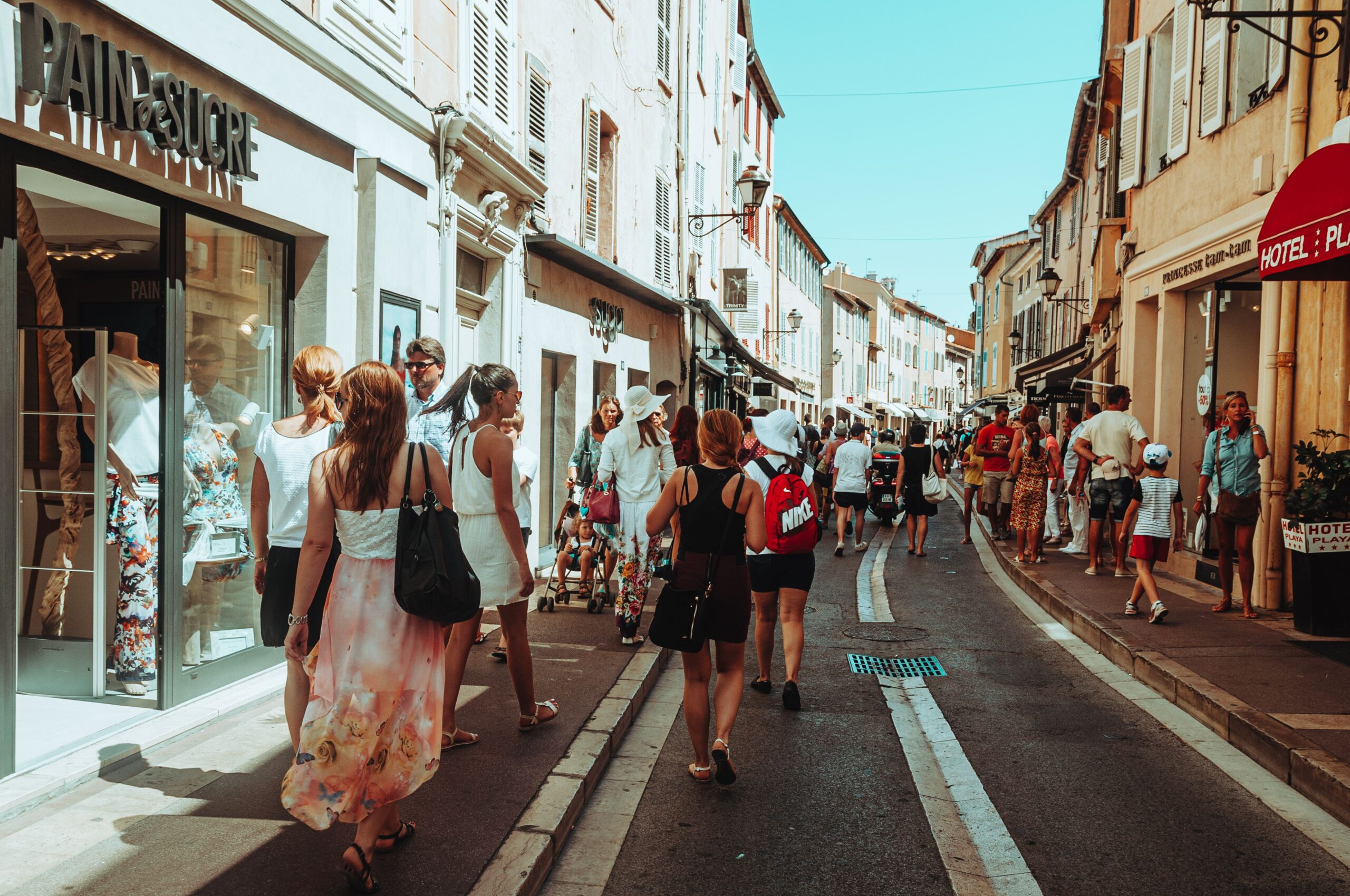 street in Saint Tropez